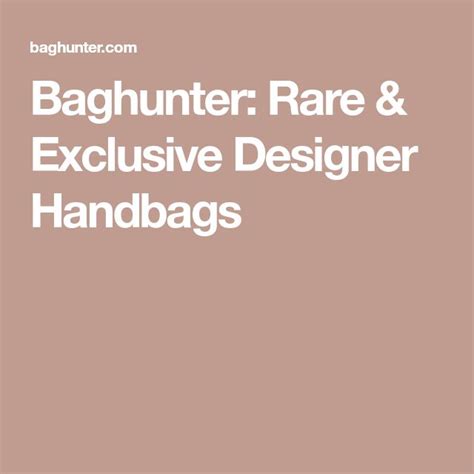 baghunter.com